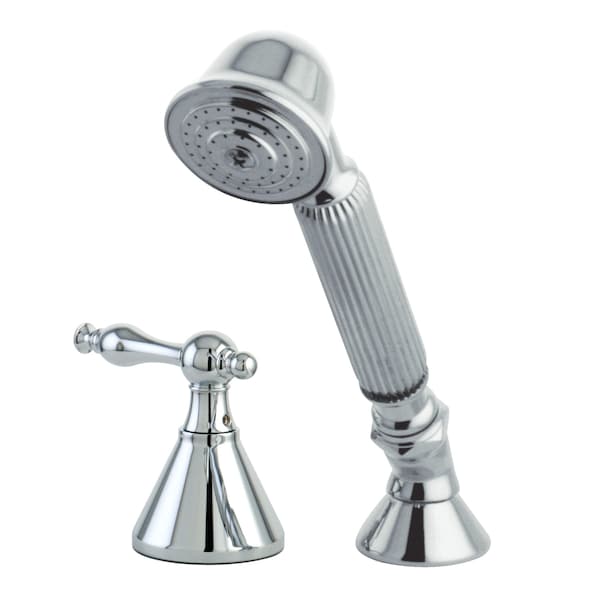 Transfer Valve Set For Roman, Tub Filler, Chrome